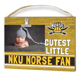 Jardine - Northern Kentucky University Norse 8" x 10" Cutest Little Fan Team Logo Clip Photo Frame - Black