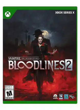 XBOX SERIES X
VAMPIRE THE MASQUERADE
BLOODLINES 2
MATURE 17+
JEUNES ADULTES 17+
M ESRB
paradox
WHITE WOLF
The Chaosium
WD - M (Mature 17+)