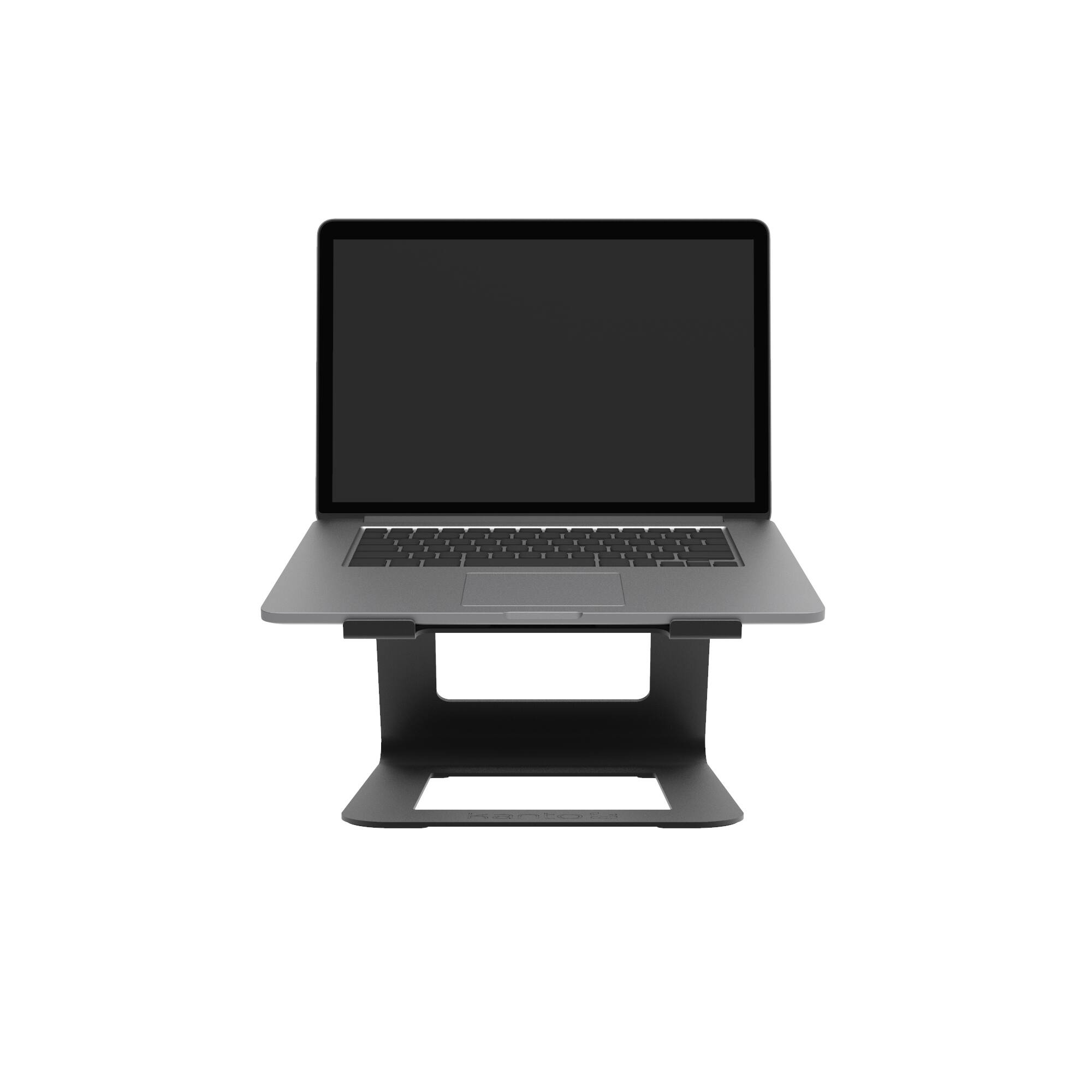 Alt View 3. Kanto - Kanto LE1 Ergonomic Universal Laptop Riser Stand for 11" - 16" Laptops - Black.