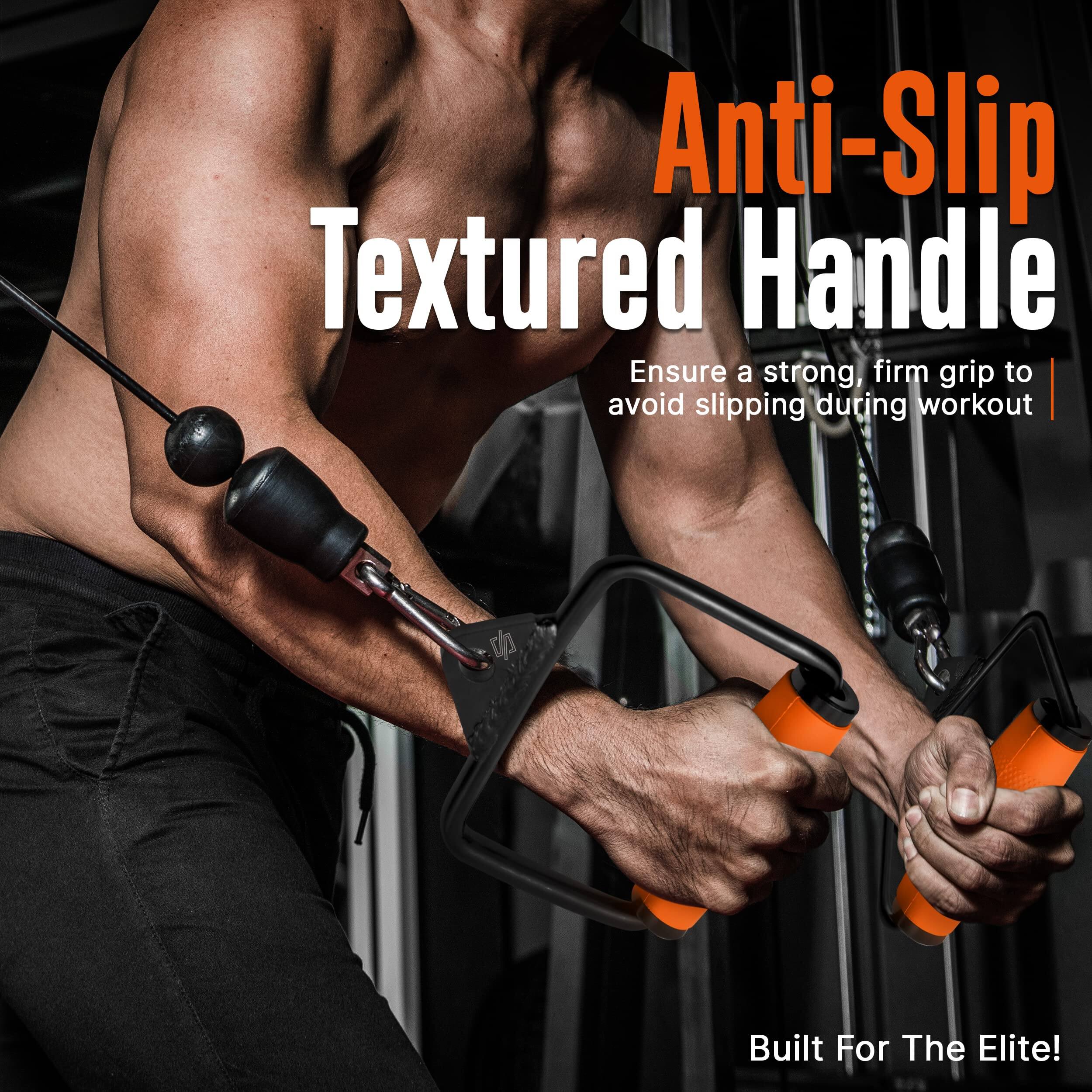 Anti-Slip Textured Handle  
Ensure a strong, firm grip to avoid slipping during workout  
Built For The Elite!