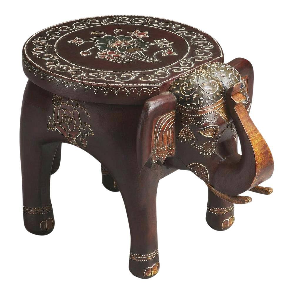 Front. Butler Specialty - Botswana Hand Painted Side Table - Assorted.