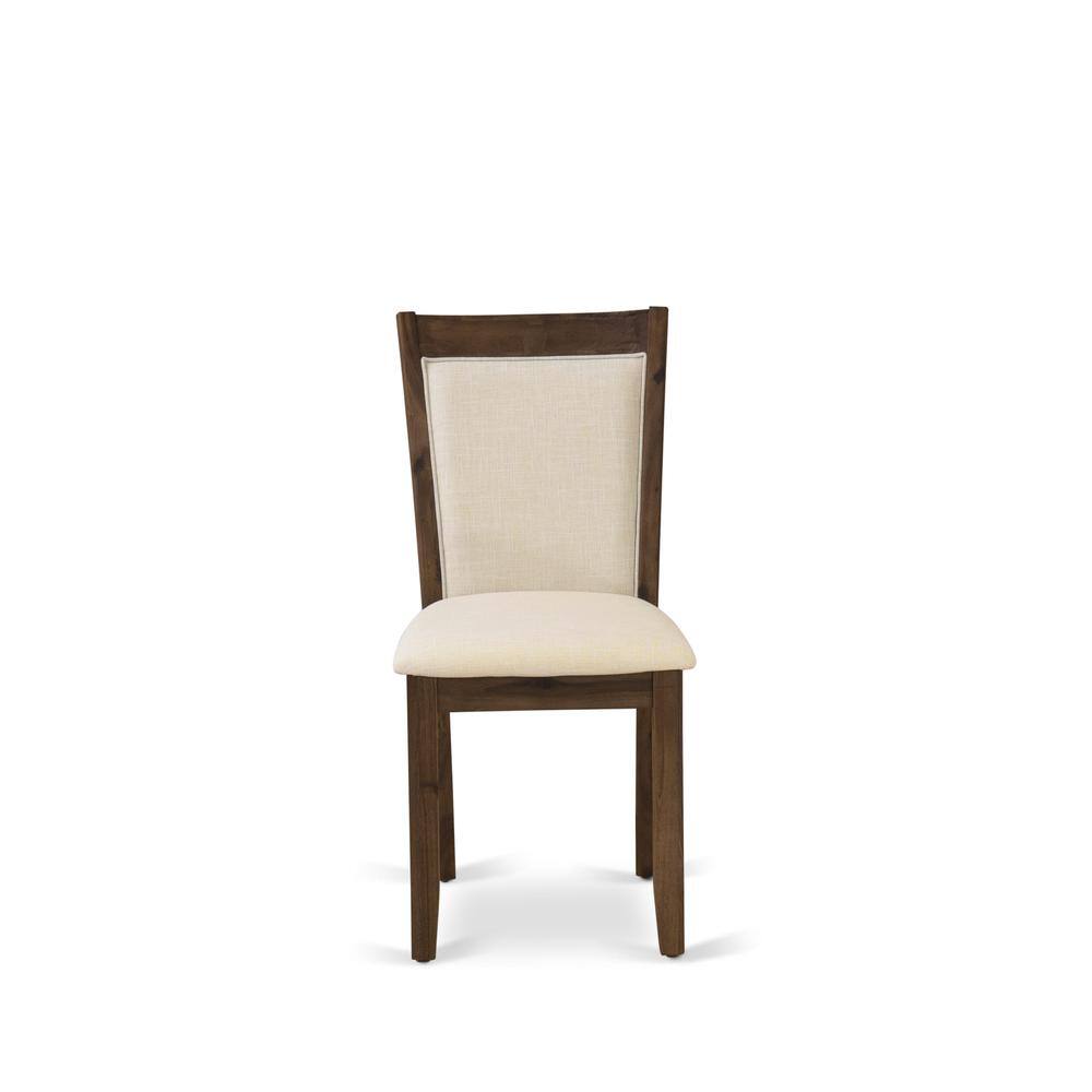 Alt View 3. East West Furniture - 5 Piece Modern Dining Table Set Consist of a Rectangle Kitchen Table - Brown.