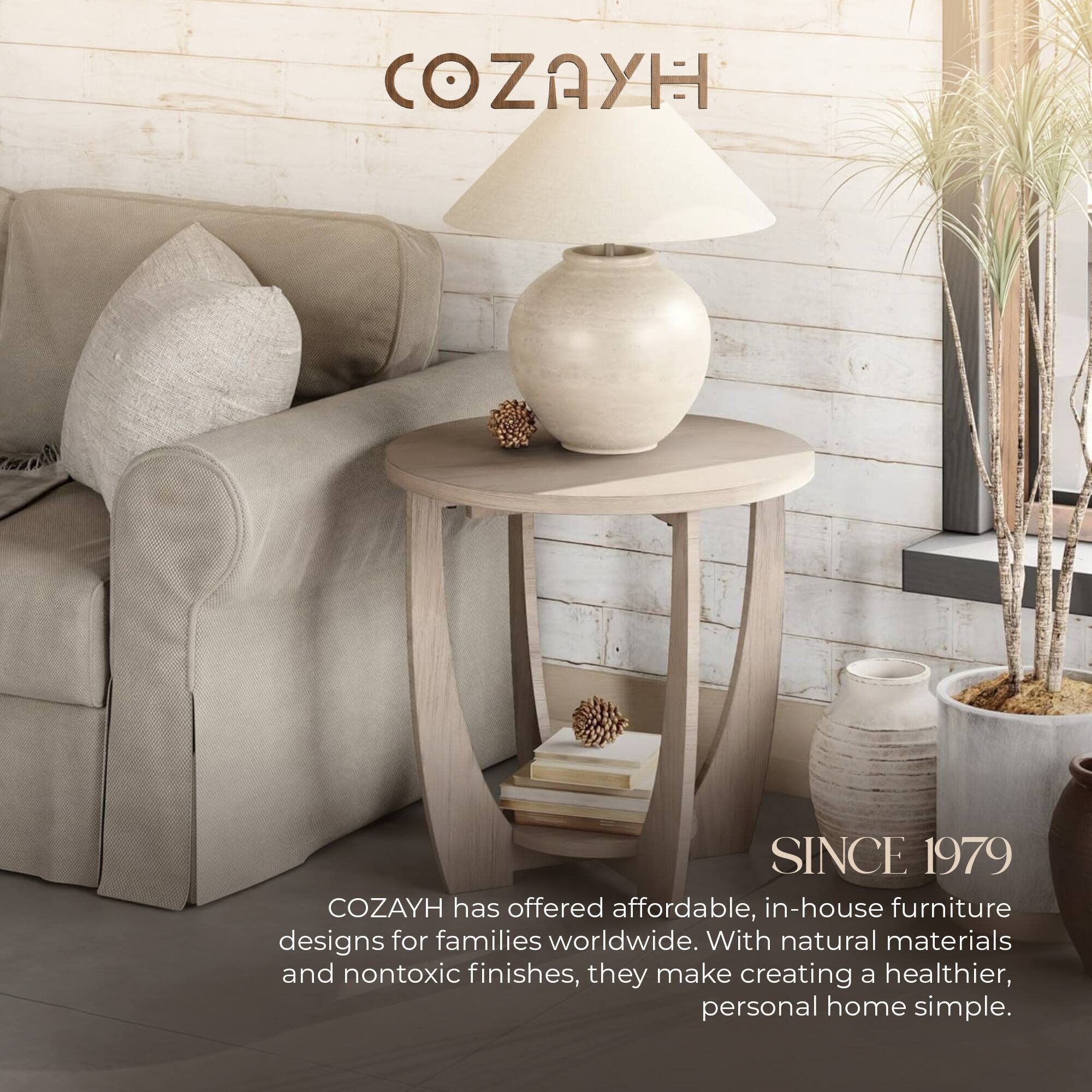 COZAYH SINCE 1979

COZAYH has offered affordable, in-house furniture designs for families worldwide. With natural materials and nontoxic finishes, they make creating a healthier, personal home simple.