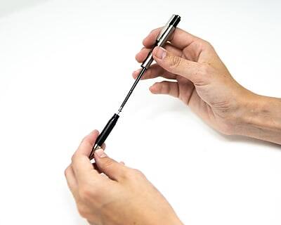 Alt View 1. Zebra - Zebra G-301 Retractable Gel Pen, Medium Point, 0.7mm, Black Ink, 2 Pack (41312).