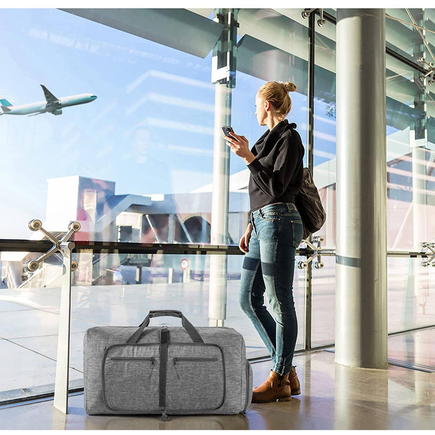 Paradigms Interiors Travel Duffle Bag For Men Foldable Duffel With ...