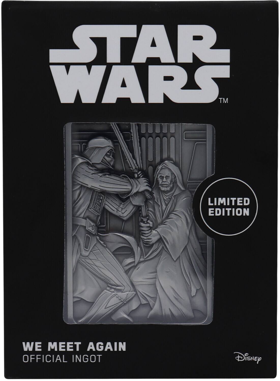 STAR WARS™  
LIMITED EDITION  
WE MEET AGAIN  
OFFICIAL INGOT  
Disney