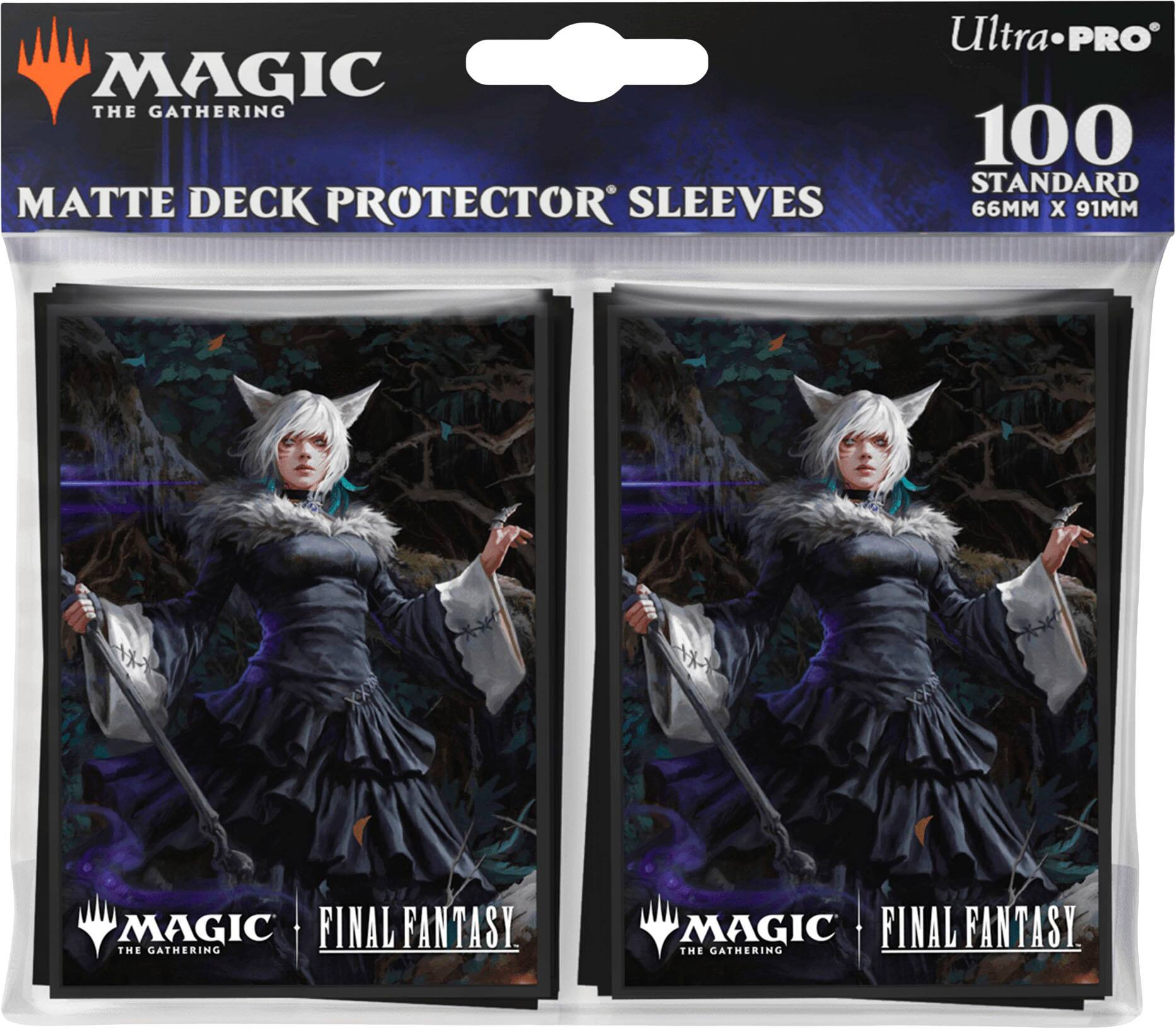 MAGIC THE GATHERING  
MATTE DECK PROTECTOR SLEEVES  
Ultra PRO  
100 STANDARD  
66MM X 91MM  
MAGIC THE GATHERING  
FINAL FANTASY