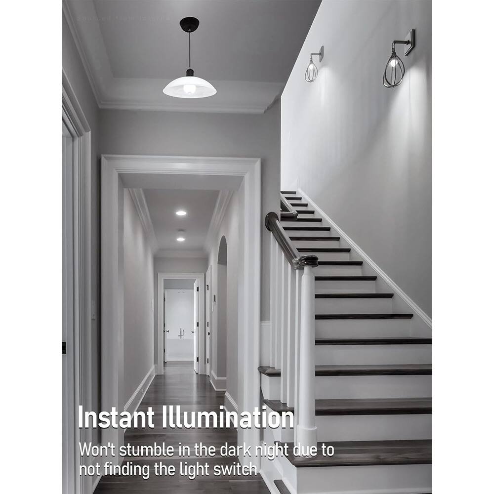 Instant Illumination  
Won't stumble in the dark night due to not finding the light switch.