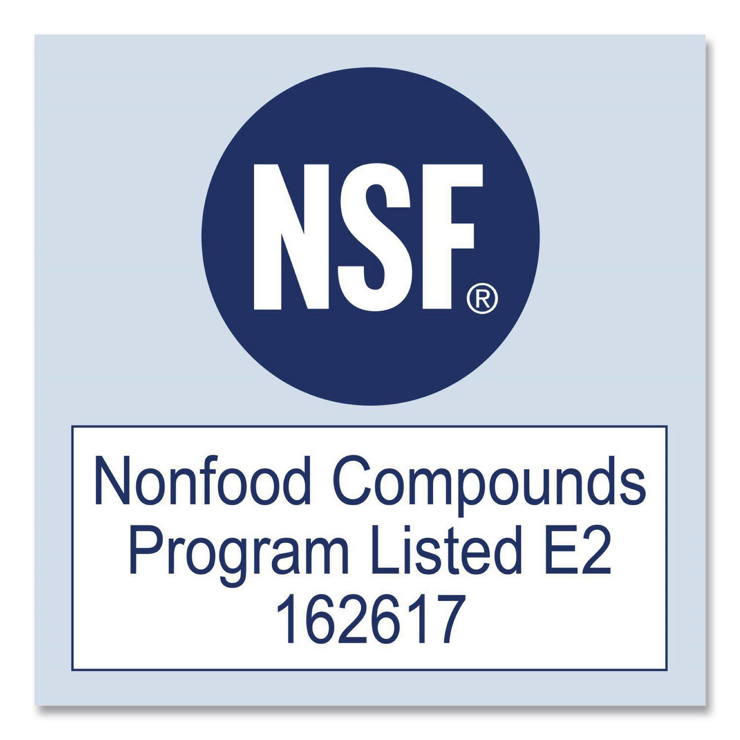 NSF®  
Nonfood Compounds Program Listed E2 162617