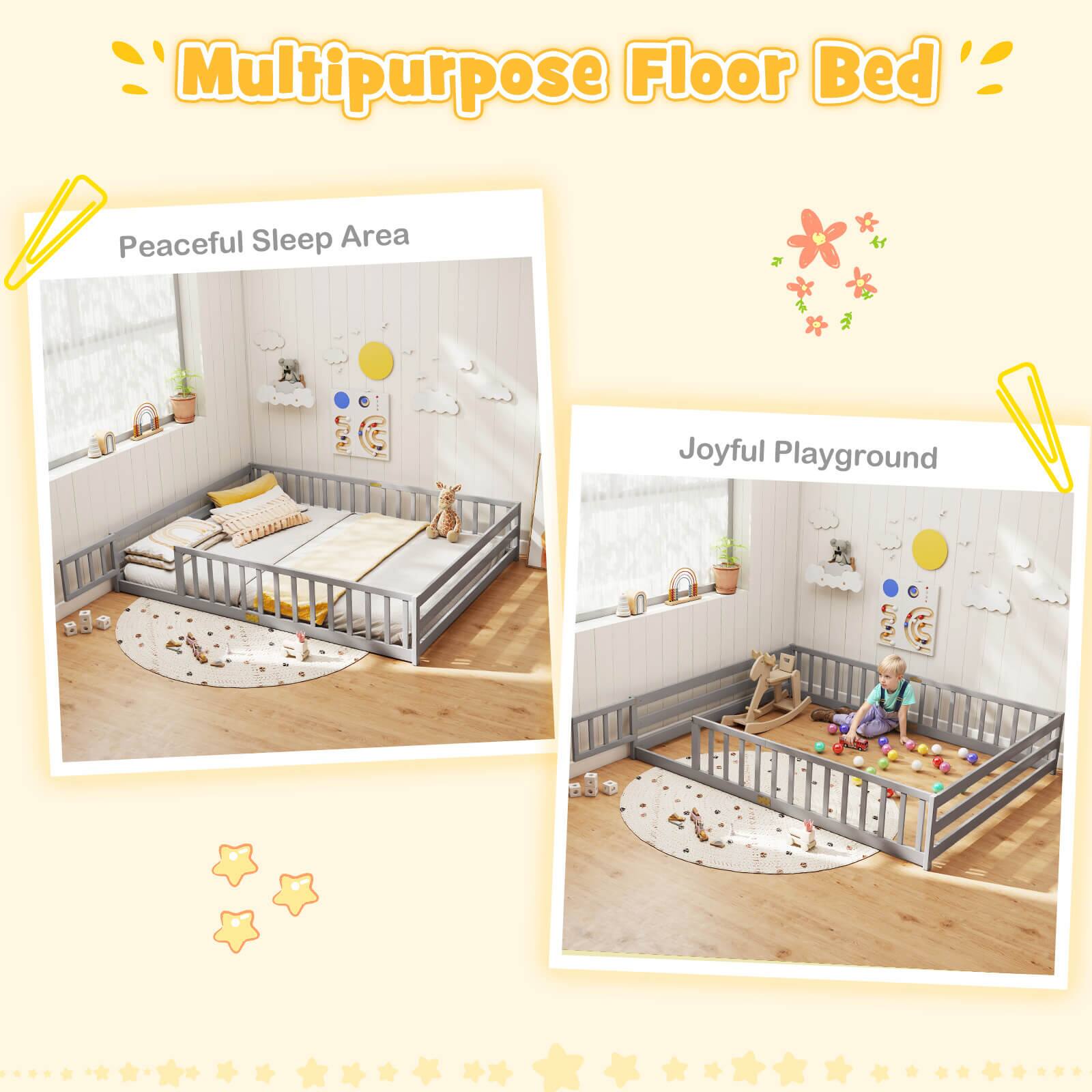 Multipurpose Floor Bed

Peaceful Sleep Area

Joyful Playground