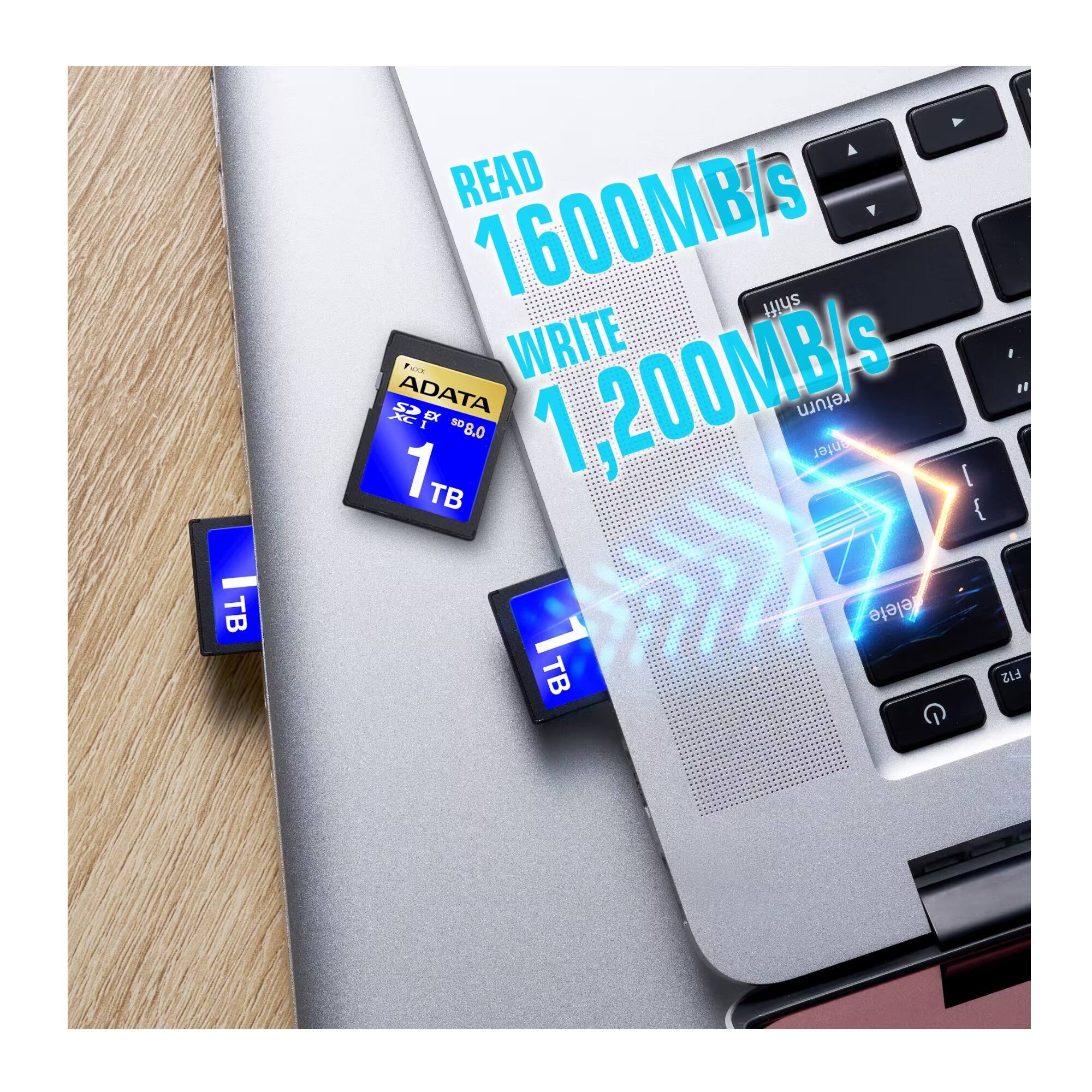 READ 1600MB/s WRITE 1,200MB/s

ADATA

1 TB

1 TB

1 TB