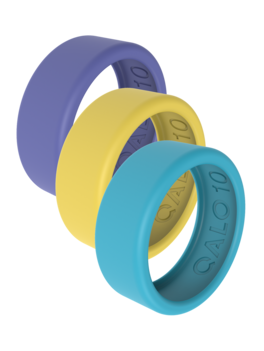 QALO - Unisex QRNT SLIM 3pk Covers Size 12 - Electric