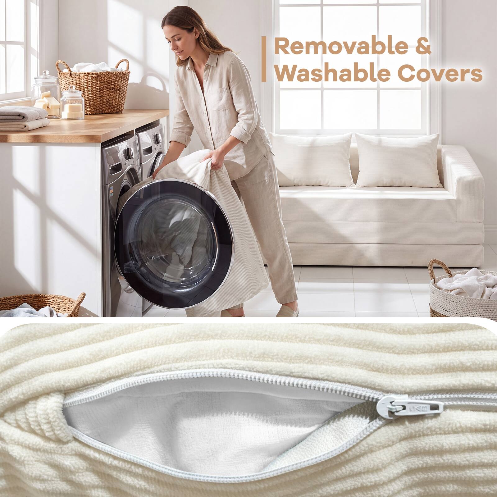 Removable & Washable Covers