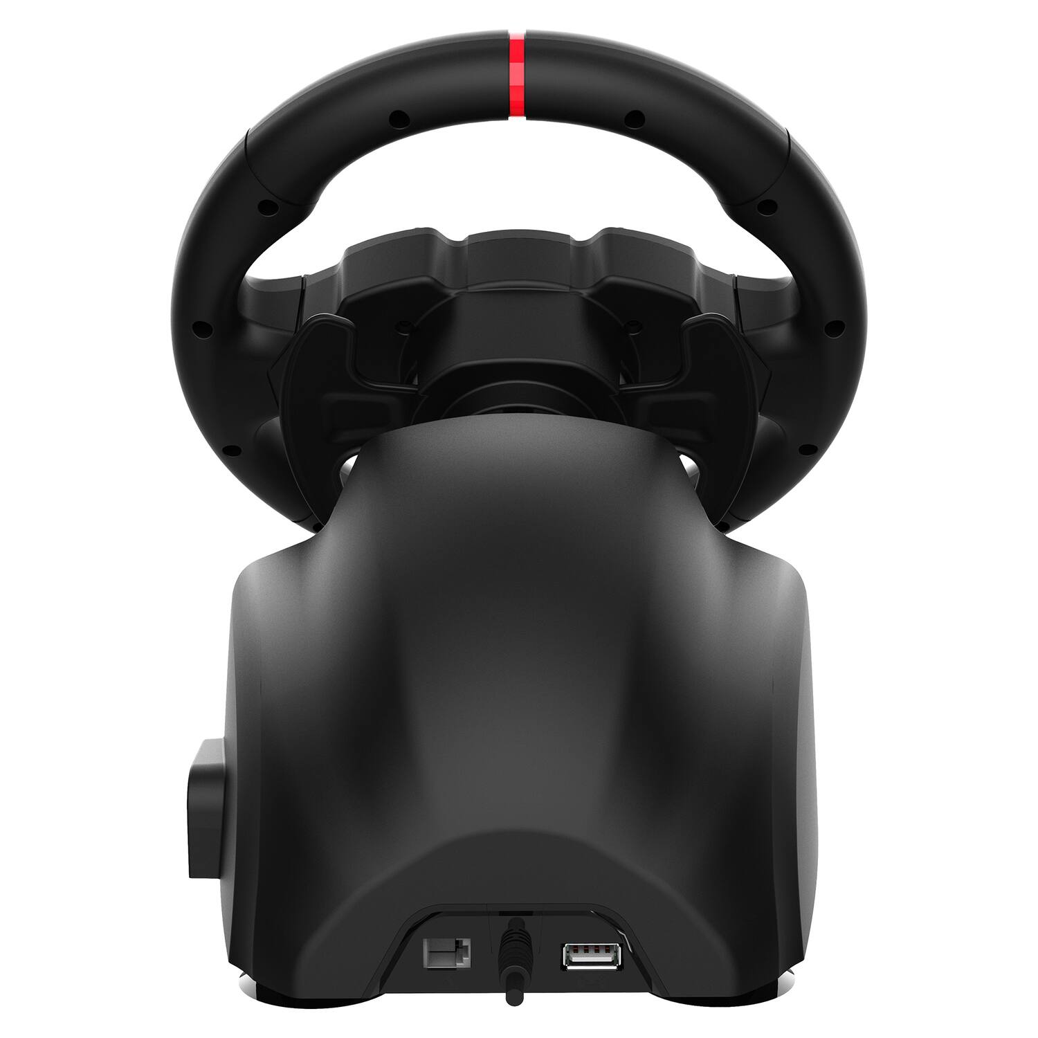 Angle. Subsonic - 220 RS Racing Wheel with Pedal Set, Dual LED Sticks for PS4, Xbox One, Nintendo Switch, PC - Black.