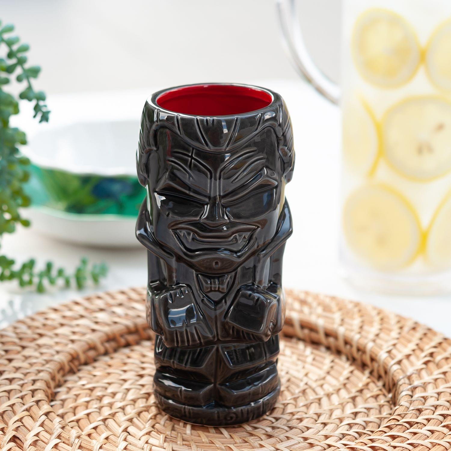 Alt View 3. ThinkGeek - Geeki Tikis Monsters Dracula Ceramic Mug | Holds 17 Ounces - Black.