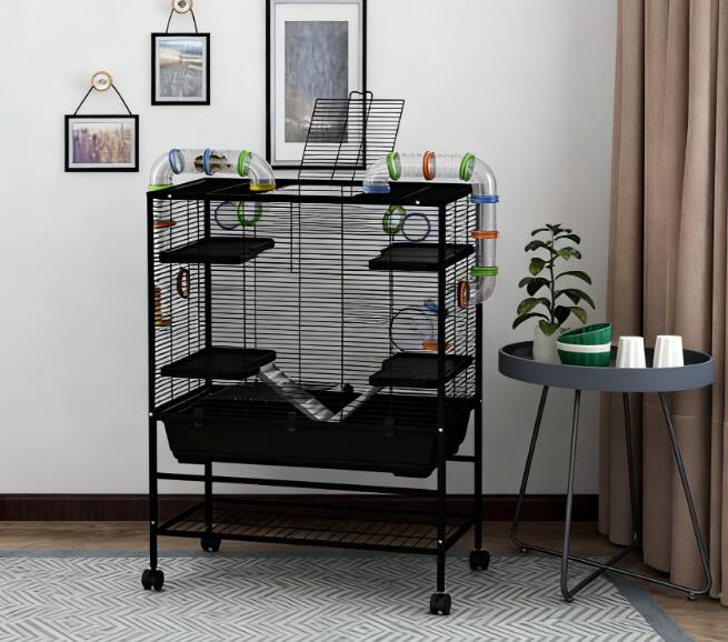 Front. TinyHomie - Syrian Hamster Cage Gerbil Cage Tubing System.