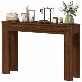 Homcom - Console Table - Walnut
