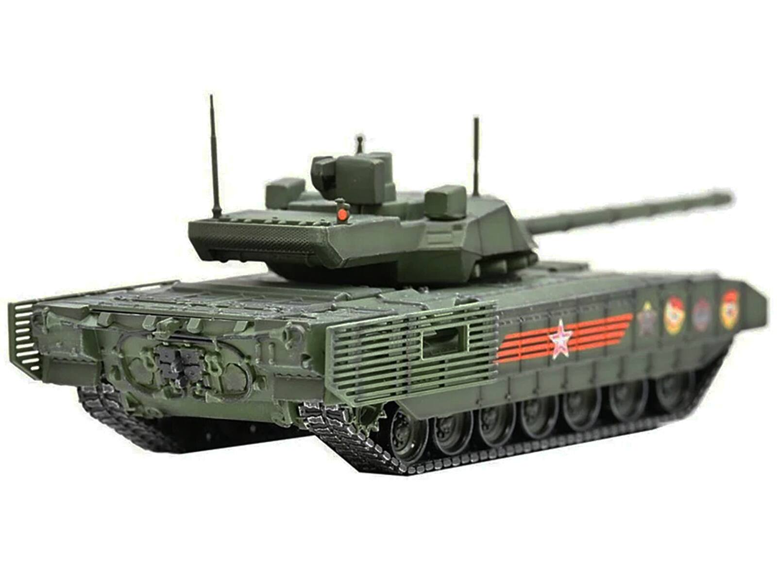 Alt View 3. Panzerkampf - Russian T14 Armata MBT (Main Battle Tank) Green Camouflage "Armor Premium" Series 1/72 Diecast Model by Panzerkampf.