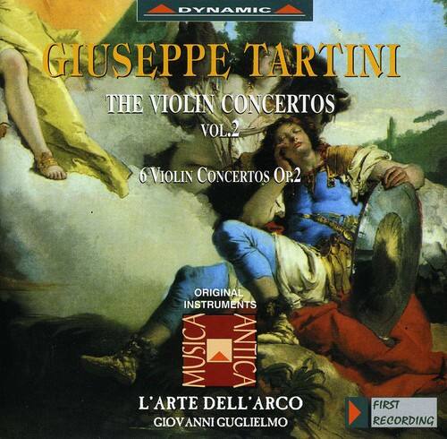 DYNAMIC

GIUSEPPE TARTINI  
THE VIOLIN CONCERTOS  
VOL.2  
6 Violin Concertos Op.2  

ORIGINAL INSTRUMENTS  
MUSICA ANTICA  
L'ARTE DELL'ARCO  
GIOVANNI GUGLIELMO  

FIRST RECORDING