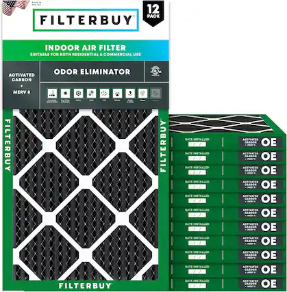 MADE IN THE USA
FILTERBUY
INDOOR AIR FILTER
SUITABLE FOR BOTH RESIDENTIAL & COMMERCIAL USE
ACTIVATED CARBON
+ MERV 8
ODOR ELIMINATOR
12 PACK
FILTERBUY
DATE INSTALLED
ACTIVATED CARBON
OE
MERV 8
DATE INSTALLED
ACTIVATED CARBON
OE
MERV 8
DATE INSTALLED
ACTIVATED CARBON
OE
MERV 8
DATE INSTALLED
ACTIVATED CARBON
OE
MERV 8
DATE INSTALLED
ACTIVATED CARBON
OE
MERV 8
DATE INSTALLED
ACTIVATED CARBON
OE
MERV 8
DATE INSTALLED
ACTIVATED CARBON
OE
MERV 8
DATE INSTALLED
ACTIVATED CARBON
OE
MERV 8
DATE INSTALLED
ACTIVATED CARBON
OE
MERV 8