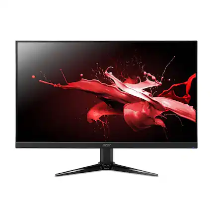 Front. Acer - Nitro - 23.8" Gaming Monitor WQHD 1920x1080 100Hz IPS 250Nit HDMI VGA - Black.