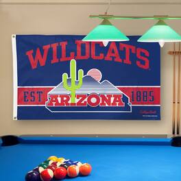 WinCraft - Arizona Wildcats College Vault Logo Deluxe Single-Sided 3' x 5' Flag - Multicolor