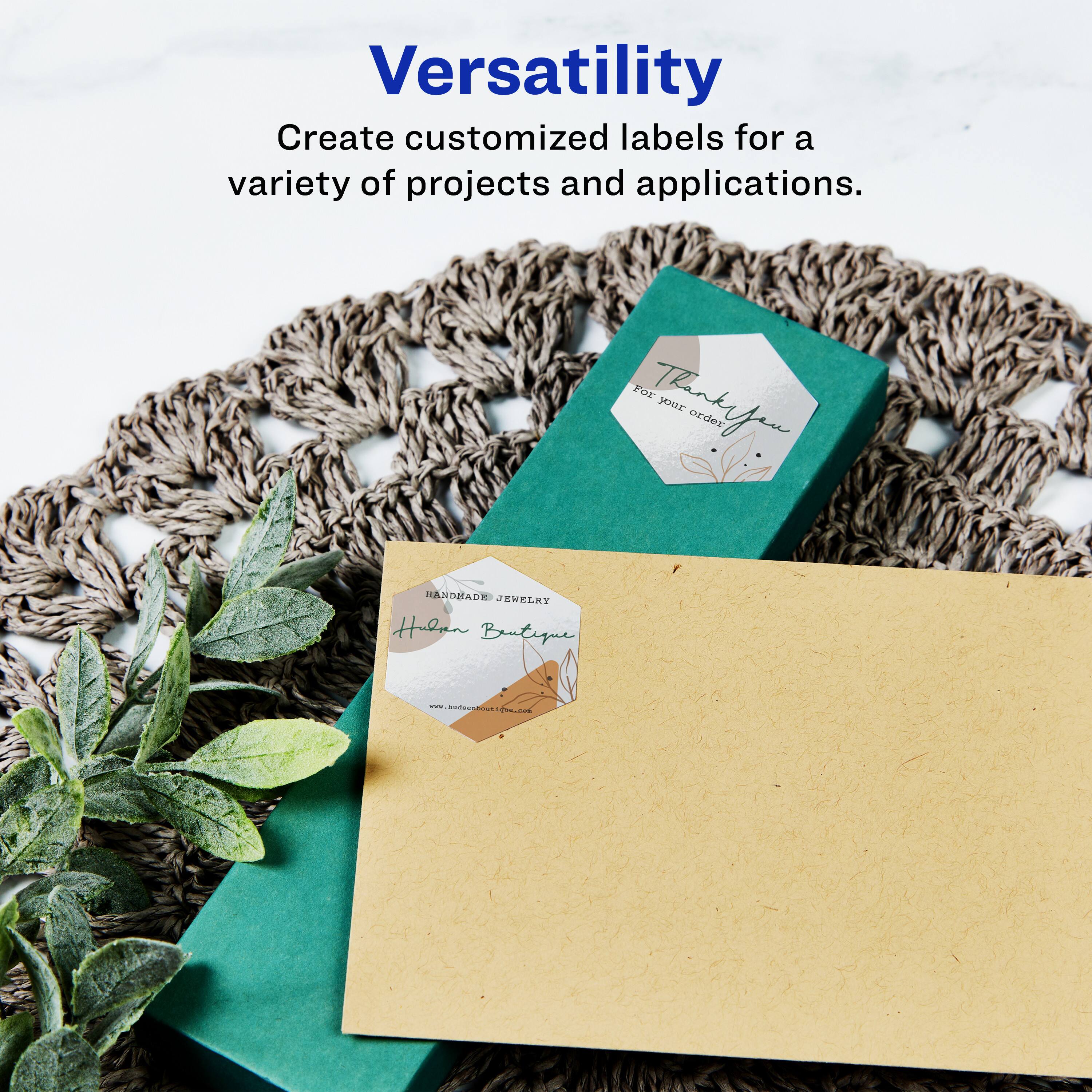 Versatility

Create customized labels for a variety of projects and applications.

For your order

HANDMADE JEWELRY
Hilmn Boutique
www.hilmn123.com