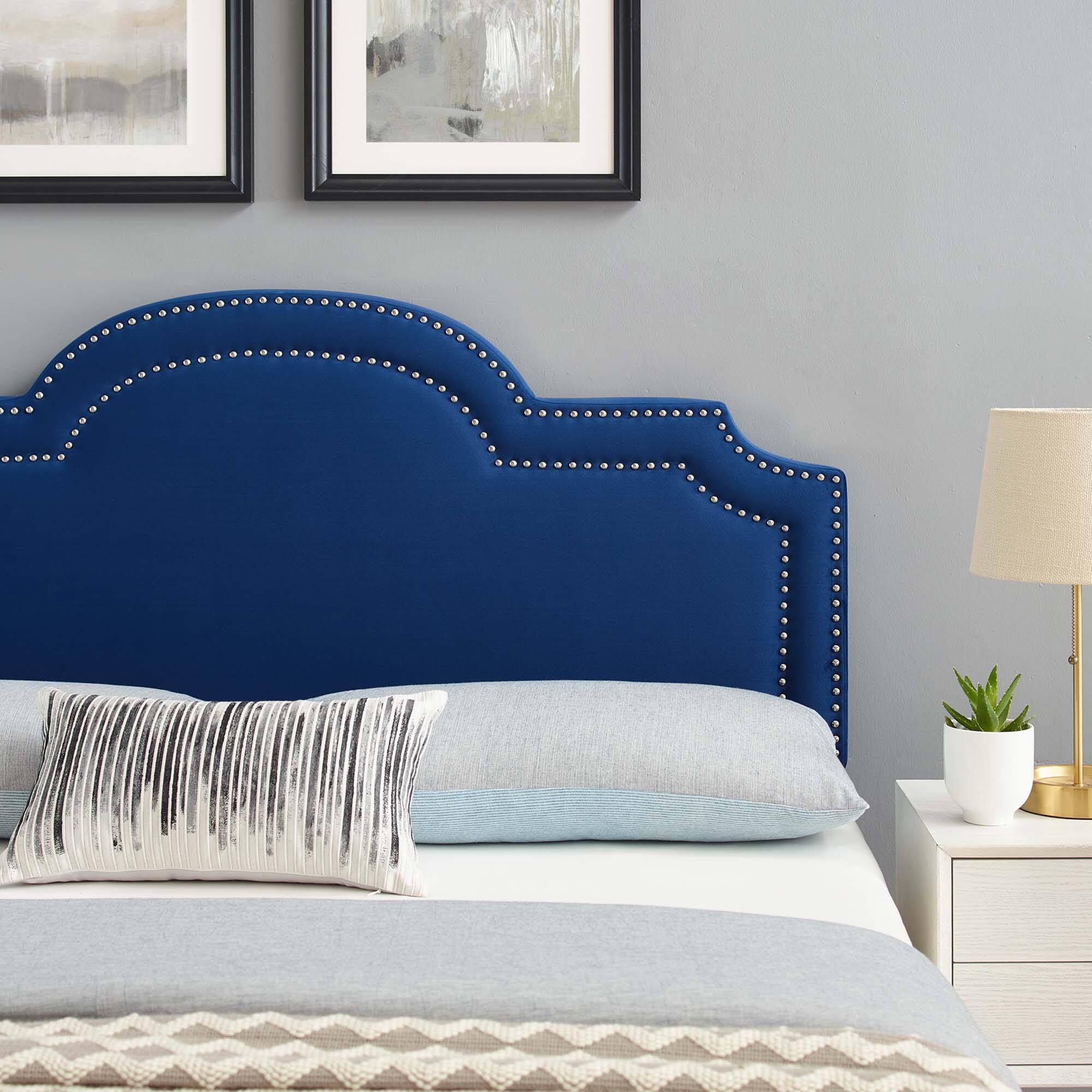 Alt View 3. Modway - Belinda Performance Velvet King/California King Headboard by Modway - Navy.