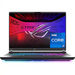 ASUS - ROG Strix G16 Gaming Laptop,Intel i7-14650HX(Beats i9-13900),GeForce RTX 5060,16GB DDR5,1TB SSD,Win 11 Pro - Gray