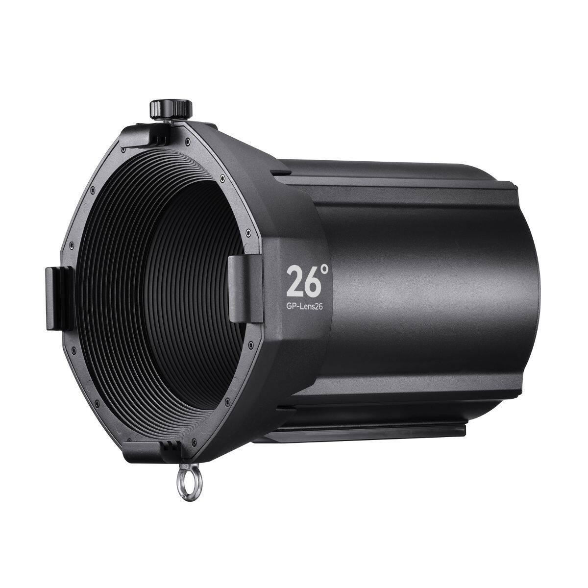 Front. Godox - Godox 26 Degree Lens for MG1200BI Spotlight Mount.