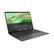 Angle. Lenovo - Lenovo IP 5 16IAU7 16" Laptop 2.5K i3-1215U 8GB 128GB eMMC Chrome OS- Refurbished - Storm Grey.