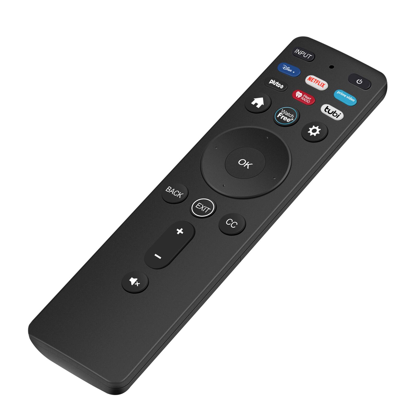 INPUT  
Disney+  
pluto TV  
NETFLIX  
prime video  
tubi  
Watch Free  
OK  
BACK  
EXIT  
CC