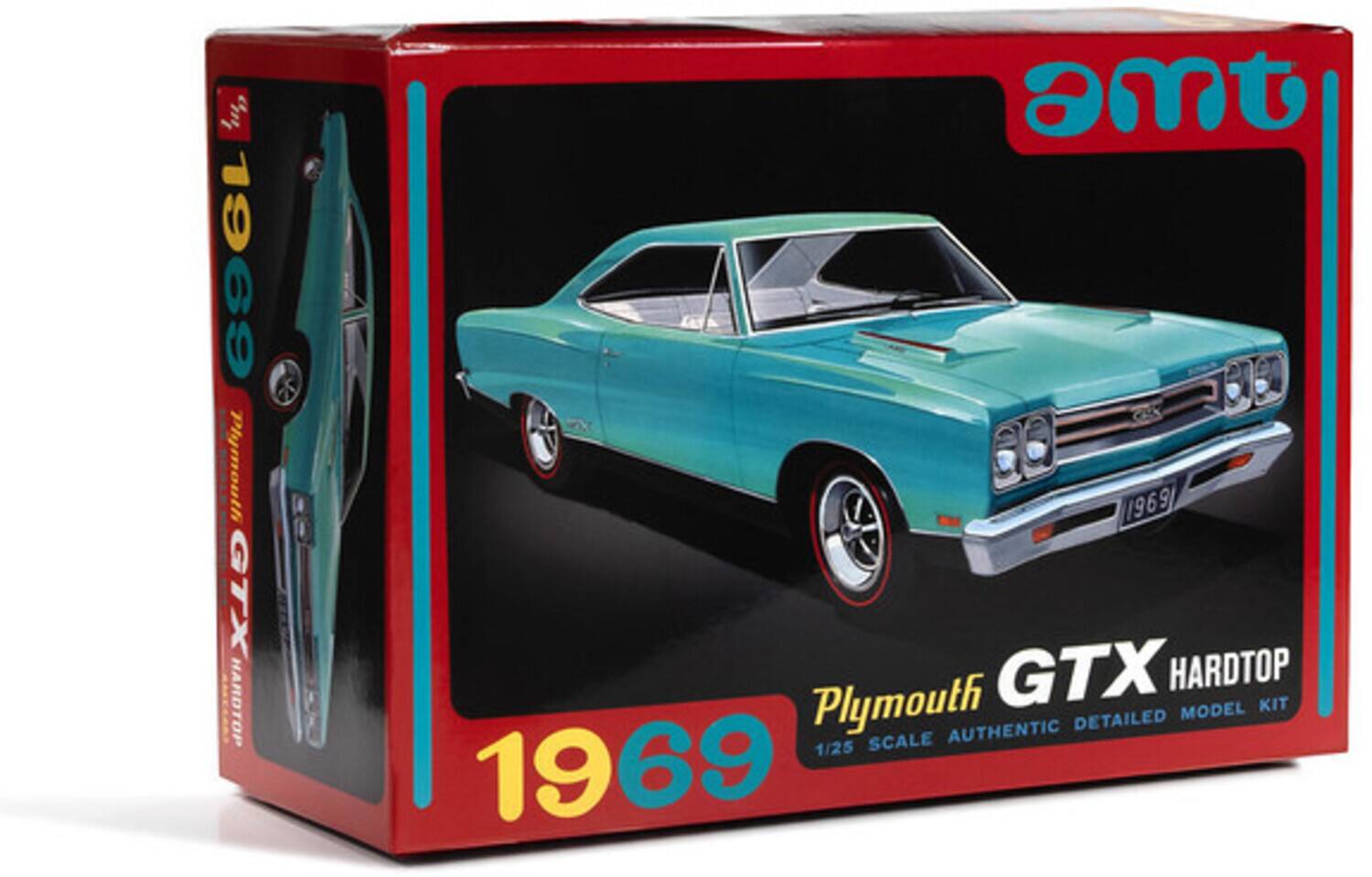 PopMarket - AMT 1969 Plymouth GTX Hardtop 1/25 Scale Model Kit - COLLECTIBLES - Multicolor price history on PriceWatchPro