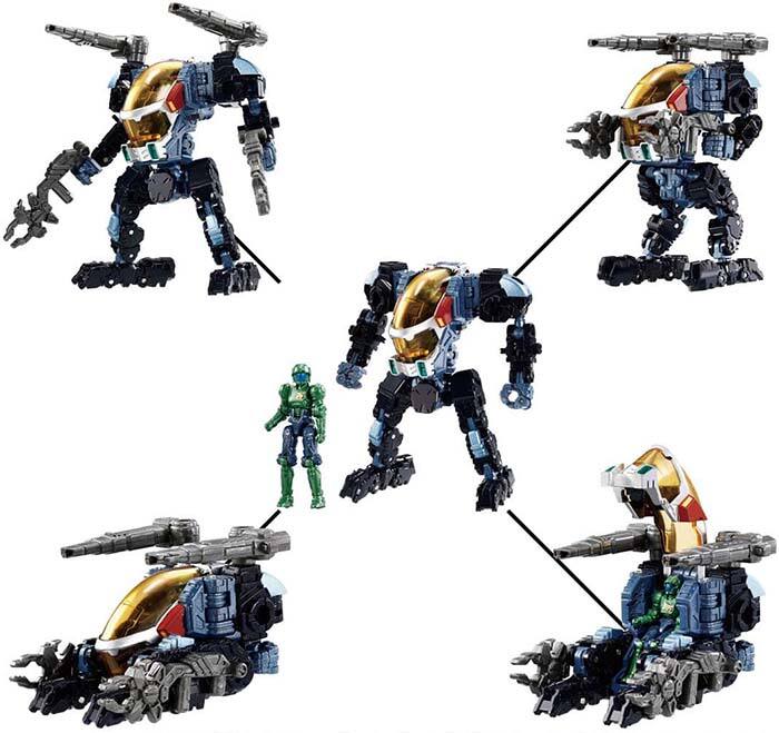 Alt View 7. Transformers - DA-101 Diaclone Powered-Suit Set with Robot Base | Diaclone Reboot.
