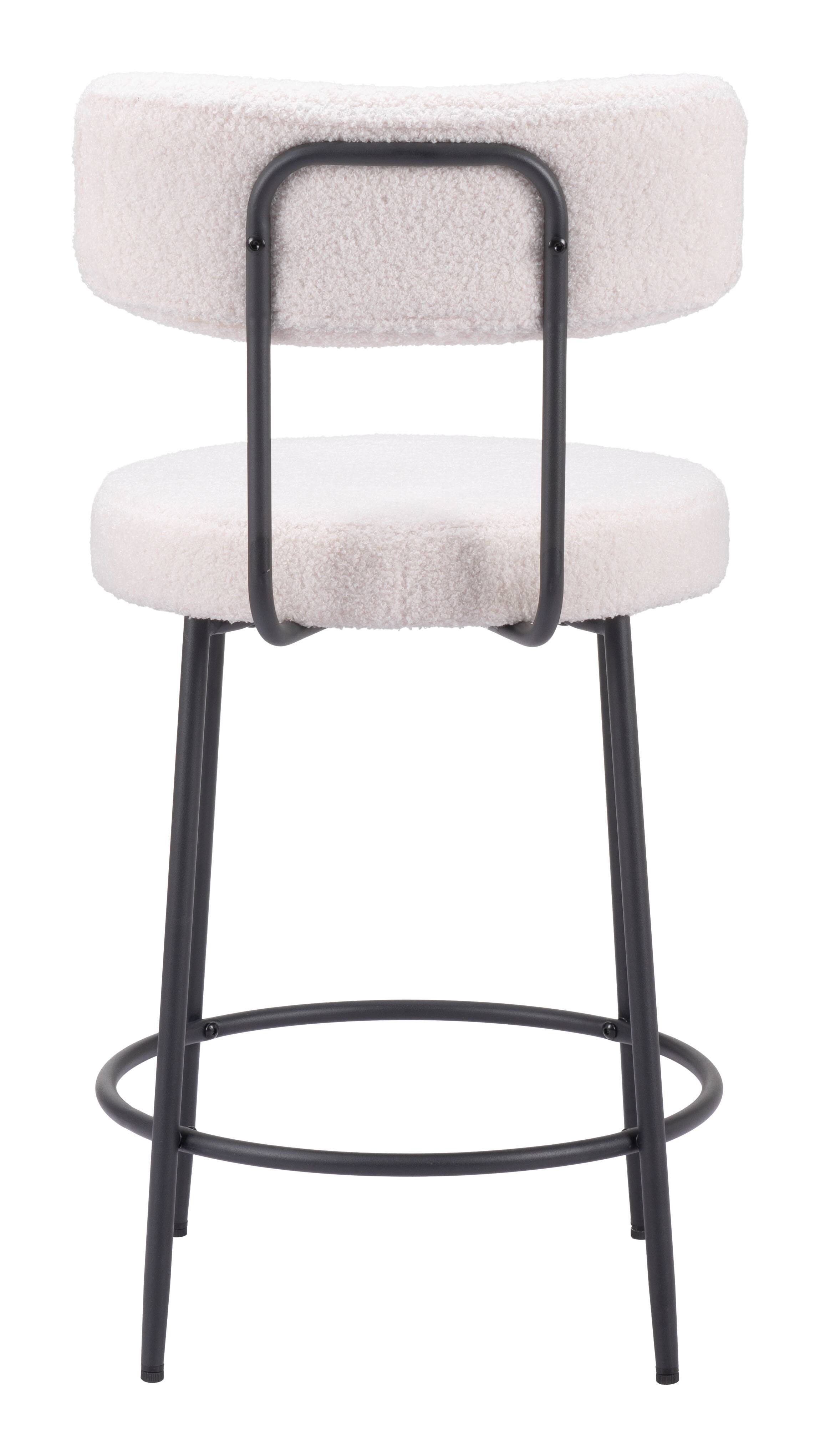 Alt View 2. Hivvago - Blanca Counter Stool (Set of 2) Ivory - Ivory.