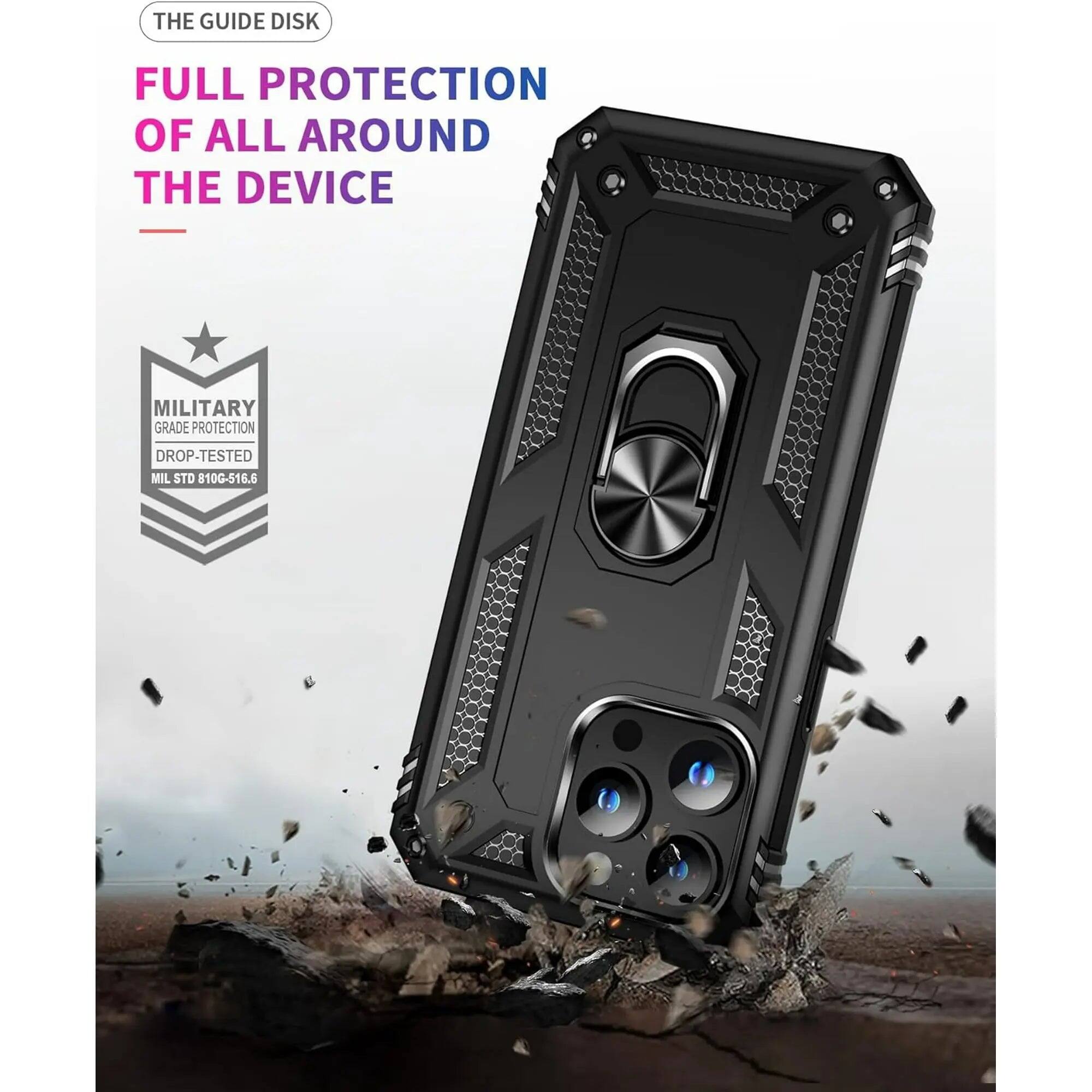 THE GUIDE DISK

FULL PROTECTION OF ALL AROUND THE DEVICE

MILITARY GRADE PROTECTION
DROP-TESTED MIL STD 810G-516.6