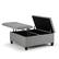 Alt View 12. Simpli Home - Ellis Coffee Table Storage Ottoman - Dove Grey.