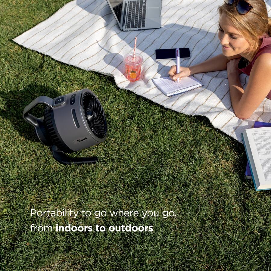 Shark FlexBreeze HydroGo Fan, Ultra powerful portable fan