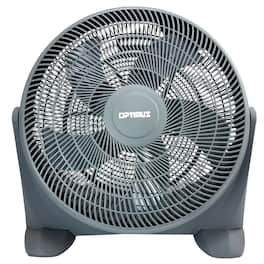 Optimus - 20 in. Turbo High Performance Air Circulator, Grey - Gray