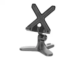 WeatherTech - TabletHolder | Universal Tablet Stand, Anti-slip Face, Adjustable Tilt, Weighted Base – Plastic Knob - Black