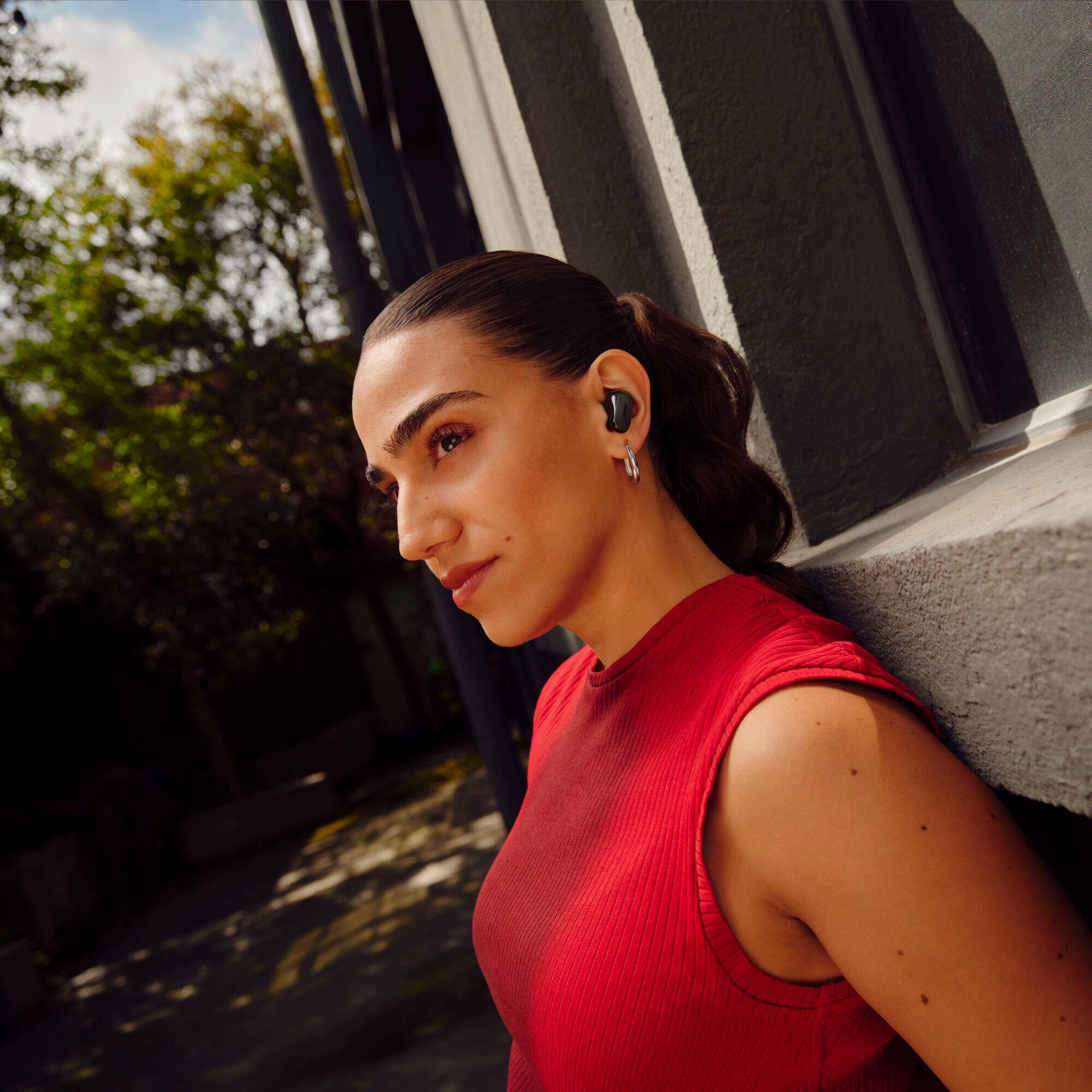 Alt View 5. Bose - QuietComfort Ultra (2nd Gen) True Wireless Noise Cancelling In-Ear Earbuds - Black.