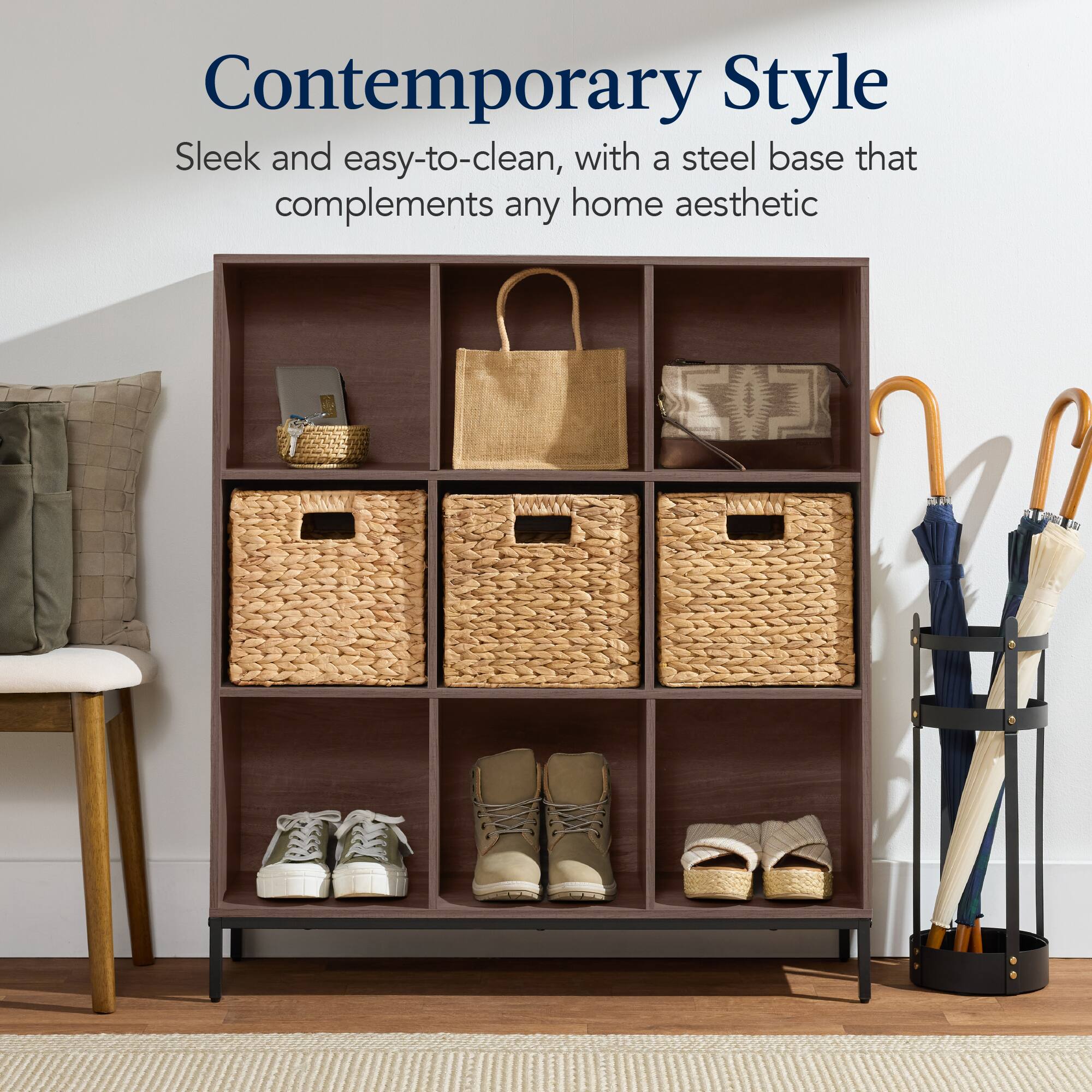 Contemporary Style

Sleek and easy-to-clean, with a steel base that complements any home aesthetic.