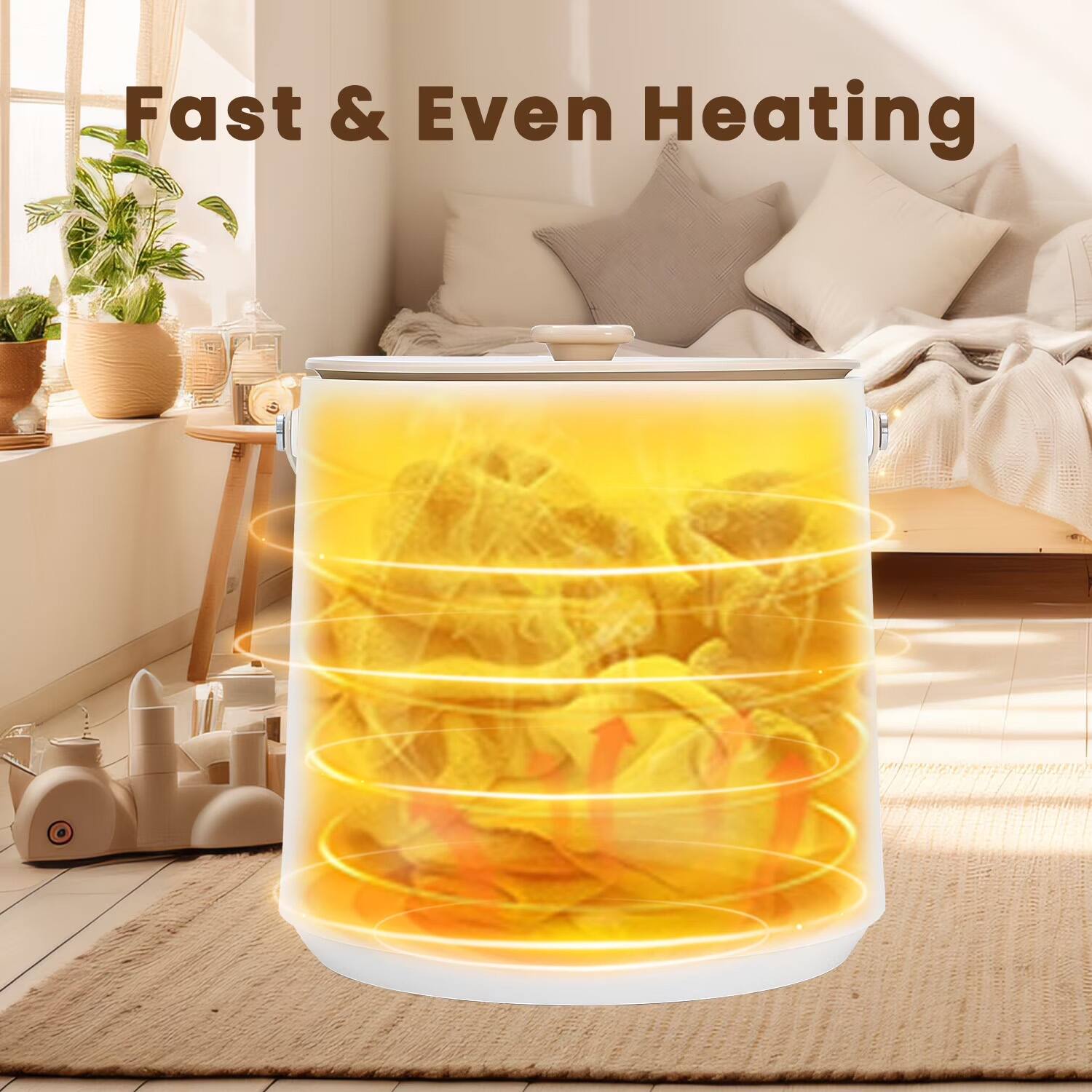 Fast & Even Heating