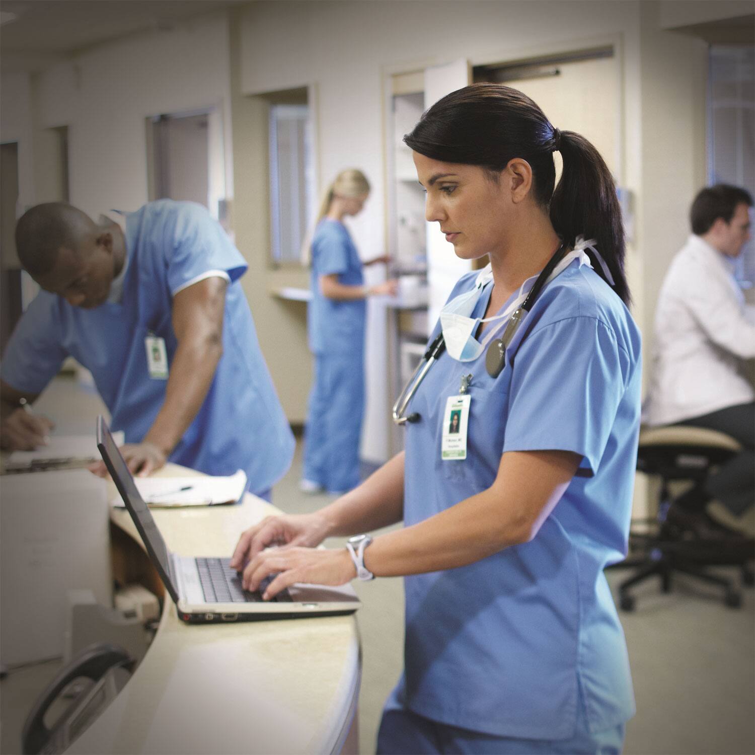 Alt View 5. 3M - 3M BP140W1E Bright Screen Privacy Filter - For 14-inch Widescreen and 2-in-1 Laptops - Matte-to-Gloss Reversible - false.