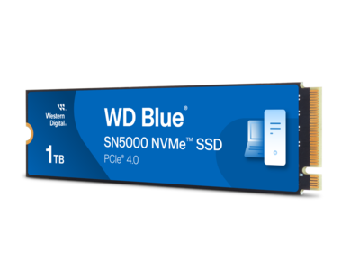 Western Digital 1TB WD Blue SN5000 NVMe SSD, PCIe Gen 4.0, up to Western Digital 1TB WD Blue SN5000 NVMe SSD, PCIe Gen 4.0, up to
