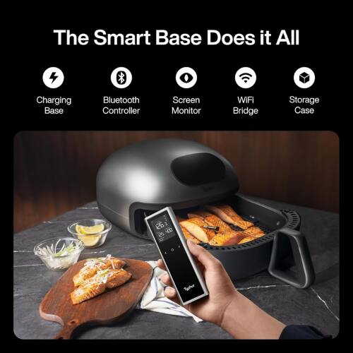 The Smart Base Does it All

- Charging Base
- Bluetooth Controller
- Screen Monitor
- WiFi Bridge
- Storage Case

26 is 400 Ypher