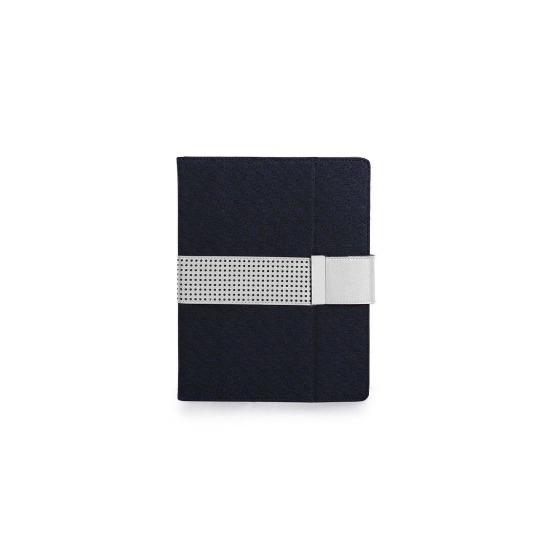 Front. DirectDeals - 9.7" Business Tablet Padfolio with Notepad - Black.