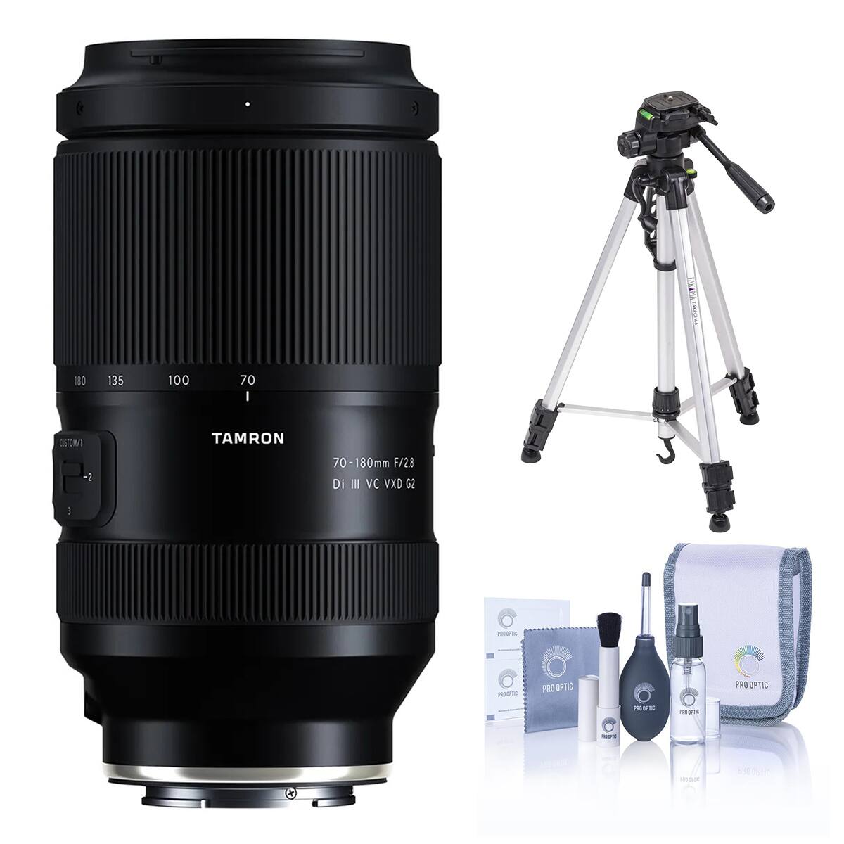 180  
135  
100  
70  
DISTON/1 -2  
TAMRON  
70-180mm F/2.8 Di III VC VXD G2  
MODAFIC  
PROTEC  
PRO OPTIC  
PRO PTIC  
PRO/OPTIC  
PROOPIC  
100%  
AND  
180mLC  
PRO OPTIC