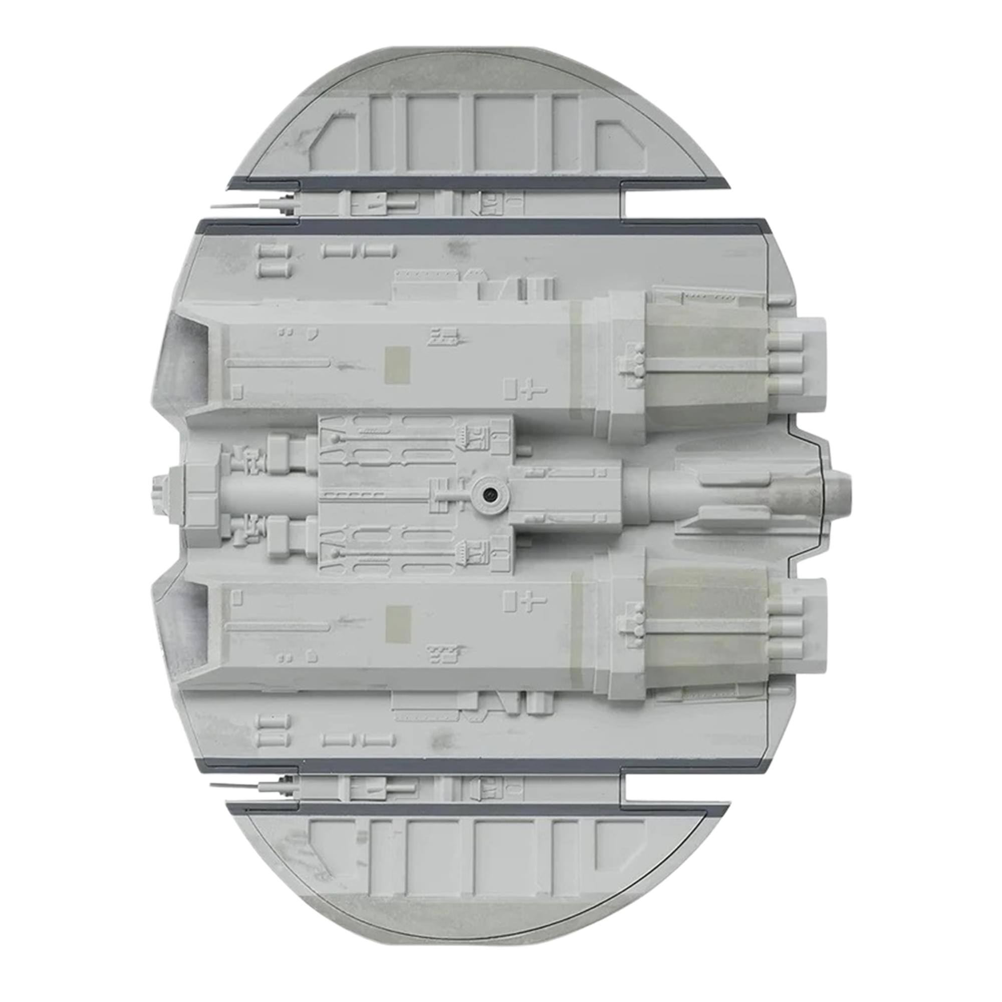 Alt View 3. Eaglemoss - Eaglemoss Battlestar Galactica Ship Replica | Classic Cylon Raider - Grey.