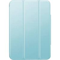 SaharaCase - ESR Folio Case for Apple iPad mini (A17 Pro) and Apple iPad mini (6th Generation 2021) - Aqua - Front_Zoom